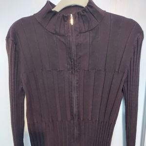 Belkdini Zip Front Sweater